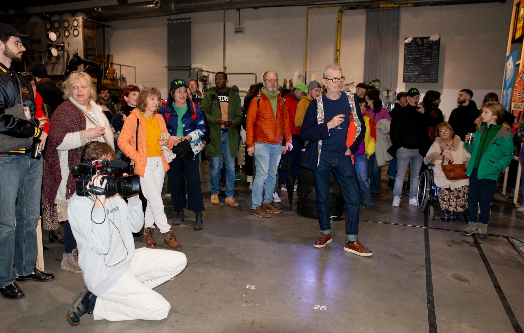 Soirée de vernissage au BRASS